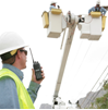 Utilities Worker two-way radio customer