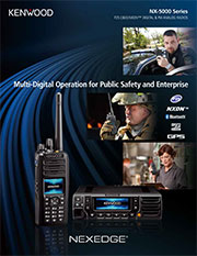 Kenwood two-way radio for public safety