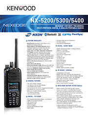 Kenwood two-way radio for public safety