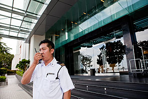 two-way radio hotel security services